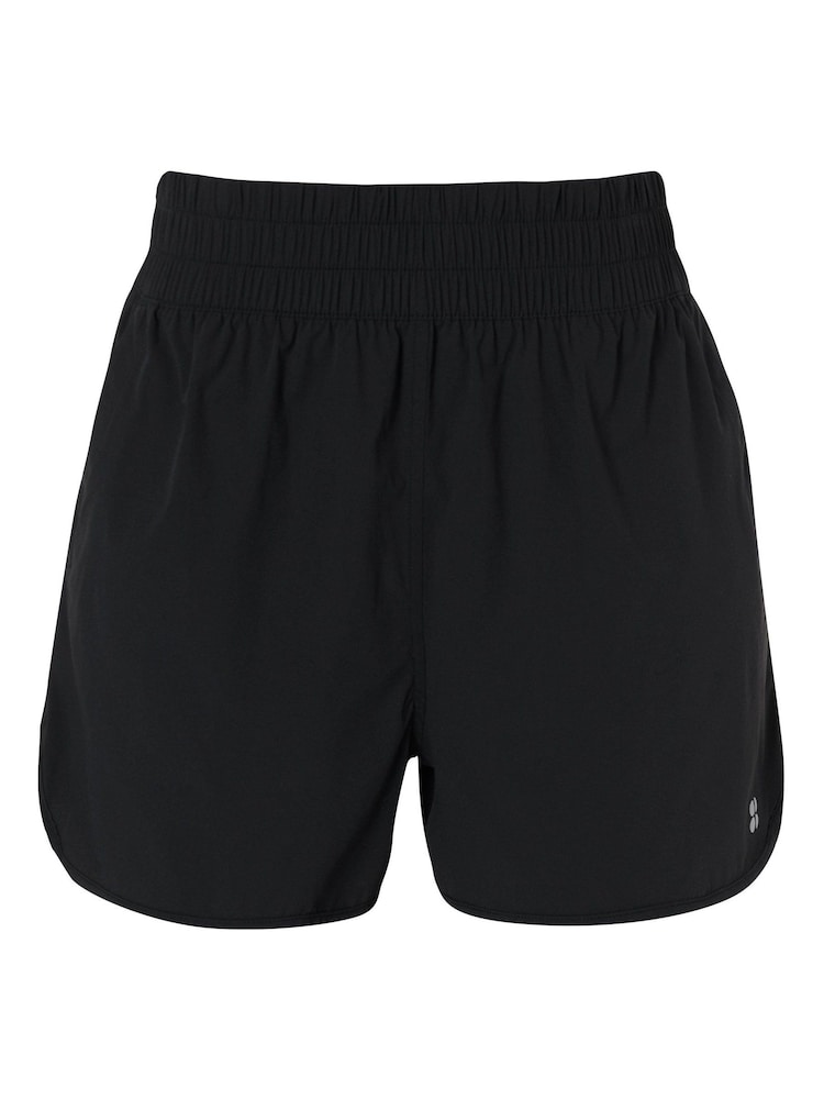 Sweaty Betty Black Relay Unlined Shell Shorts - Image 6 of 6