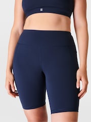 Azul - Pantalones cortos de ciclista de 9" Power de Sweaty Betty - Imagen 1 de 9