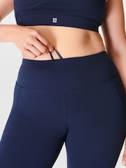 Azul - Pantalones cortos de ciclista de 9" Power de Sweaty Betty - Imagen 3 de 9