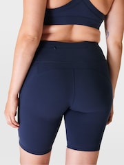 Azul - Pantalones cortos de ciclista de 9" Power de Sweaty Betty - Imagen 5 de 9