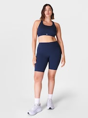 Azul - Pantalones cortos de ciclista de 9" Power de Sweaty Betty - Imagen 6 de 9