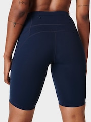 Azul - Pantalones cortos de ciclista de 9" Power de Sweaty Betty - Imagen 7 de 9