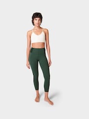Grün - Sweaty Betty Superweiche, gerippte 7/8-Yoga-Leggings - Bild 4 von 9