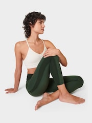 Grün - Sweaty Betty Superweiche, gerippte 7/8-Yoga-Leggings - Bild 5 von 9