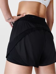 Sweaty Betty Black Tempo Run Shorts - Image 8 of 8
