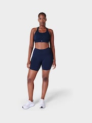 Sweaty Betty Blue 6" Inseam Power 6" Biker Shorts - Image 3 of 11