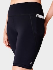 Sweaty Betty Black Light Power 9" Biker Shorts - Image 1 of 11