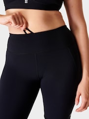 Sweaty Betty Black Light Power 9" Biker Shorts - Image 5 of 11