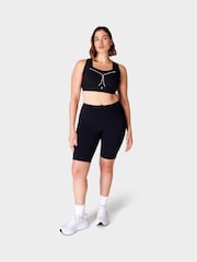 Sweaty Betty Black Light Power 9" Biker Shorts - Image 8 of 11