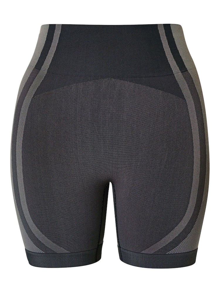 Sweaty Betty Black Silhouette Sculpt Seamless Workout Shorts - Image 6 of 6