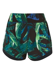Sweaty Betty Green Tempo Run Print Shorts - Image 8 of 8