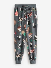 Grey Christmas Cats Christmas Cosy Long Sleeve Pyjamas - Image 11 of 13