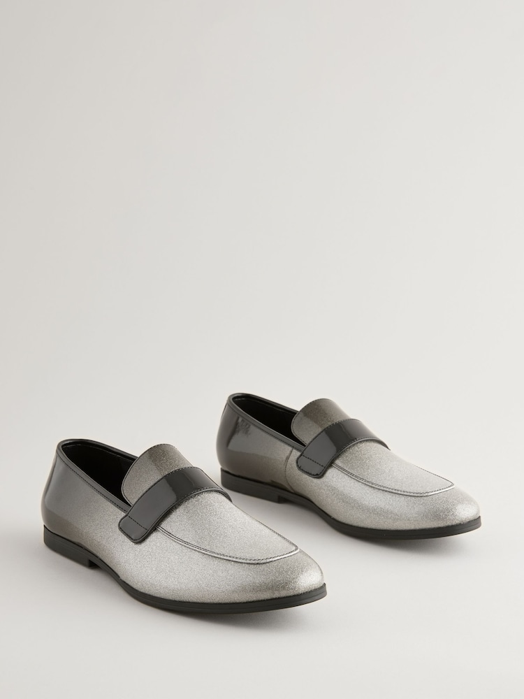 Silver Ombre Loafers - Image 2 of 6