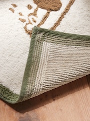 Natural Woodland Spa 100% Cotton Bath Mat - Image 3 of 4