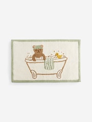 Natural Woodland Spa 100% Cotton Bath Mat - Image 4 of 4