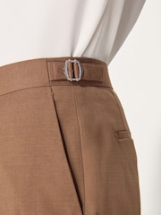 Taupe EDIT Tuxedo Suit Trousers - Image 3 of 10