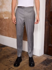 Grey EDIT Tuxedo Suit Trousers - Image 2 of 3
