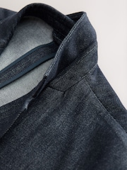 Bleu - Veste de costume décontractée en jean EDIT - Image 8 de 10