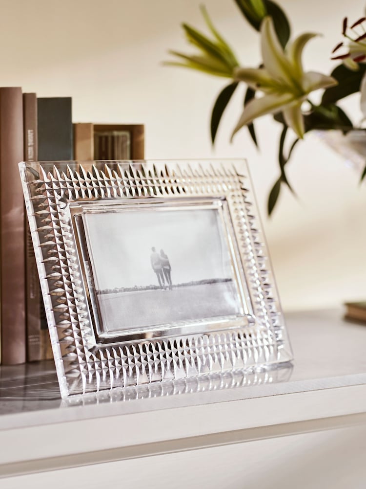 Waterford Clear Lismore Diamond 5x7 Picture Frame - Image 5 of 5