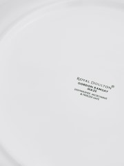 Royal Doulton White Gordon Ramsay Maze Dinner Pates Set of 4 - Image 4 of 4