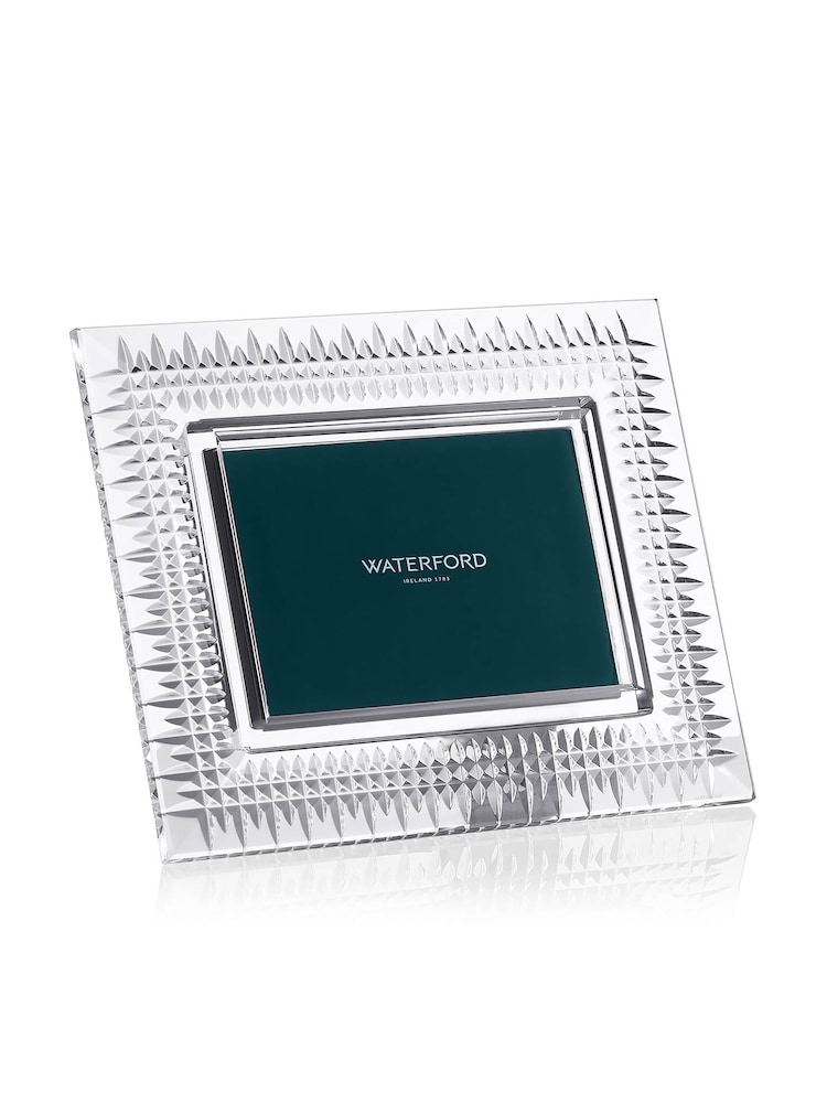Waterford Clear Lismore Diamond 4x6 Picture Frame - Image 1 of 6
