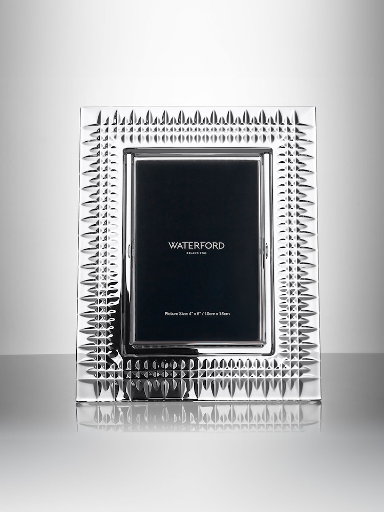 Waterford Clear Lismore Diamond 4x6 Picture Frame - Image 2 of 6