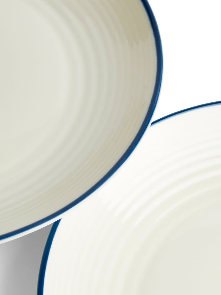 Royal Doulton Denim Line Gordon Ramsay Maze Dinner Plates Set of 4 - Image 2 of 4