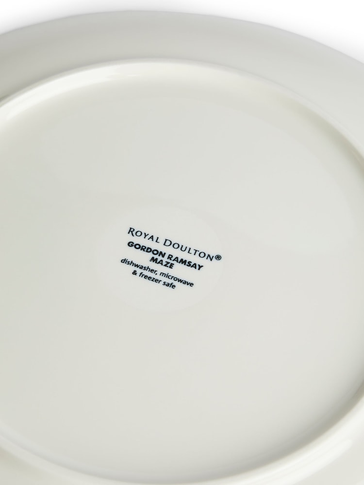 Royal Doulton Denim Line Gordon Ramsay Maze Dinner Plates Set of 4 - Image 4 of 4