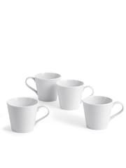 Royal Doulton White Gordon Ramsay Maze Mugs Set of 4 - Image 1 of 4