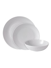 Royal Doulton White Gordon Ramsay Maze Dinner Set 12 piece - Image 1 of 1