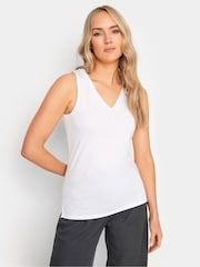 Long Tall Sally White Premium Modal Vest - Image 1 of 5