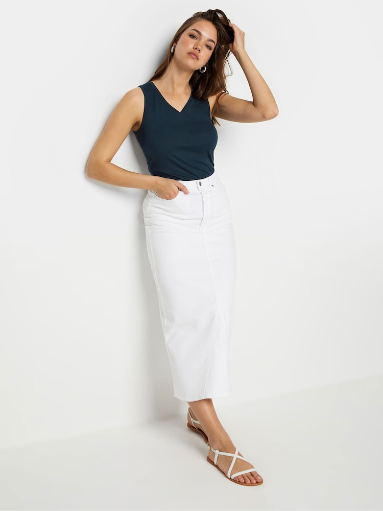 Long Tall Sally Blue Premium Modal Vest - Image 2 of 5