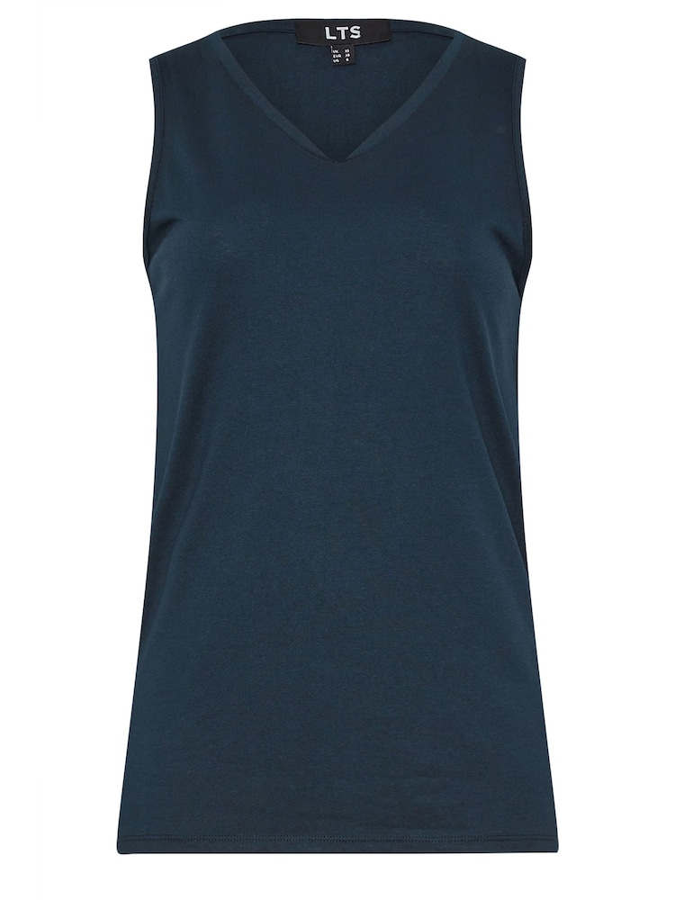 Long Tall Sally Blue Premium Modal Vest - Image 5 of 5
