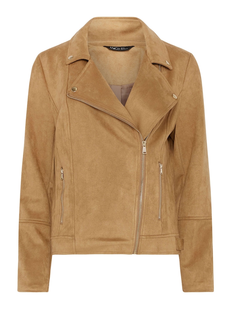 M&Co Natural Suede Jacket - Image 5 of 5