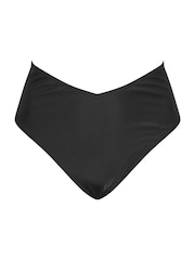 Yours Curve Black V-Front Bikini Bottoms - Image 5 of 6