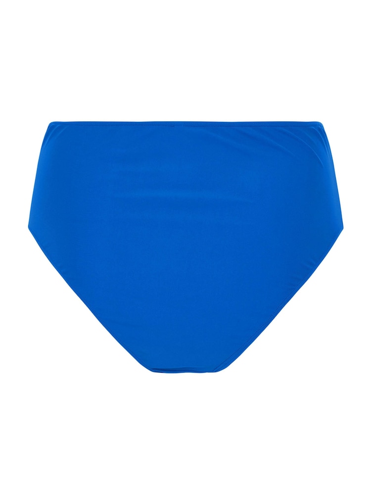 Yours Curve Blue V-Front Bikini Bottoms - Image 5 of 5