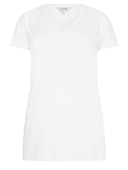 Long Tall Sally White Short Sleeve T-Shirts - Image 7 of 8