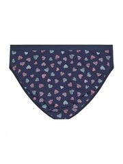 Yours Curve Blue High Leg Briefs 5 Pack With Stretch - Image 10 of 10