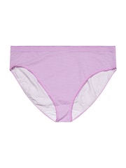 Yours Curve Blue High Leg Briefs 5 Pack With Stretch - Image 8 of 10