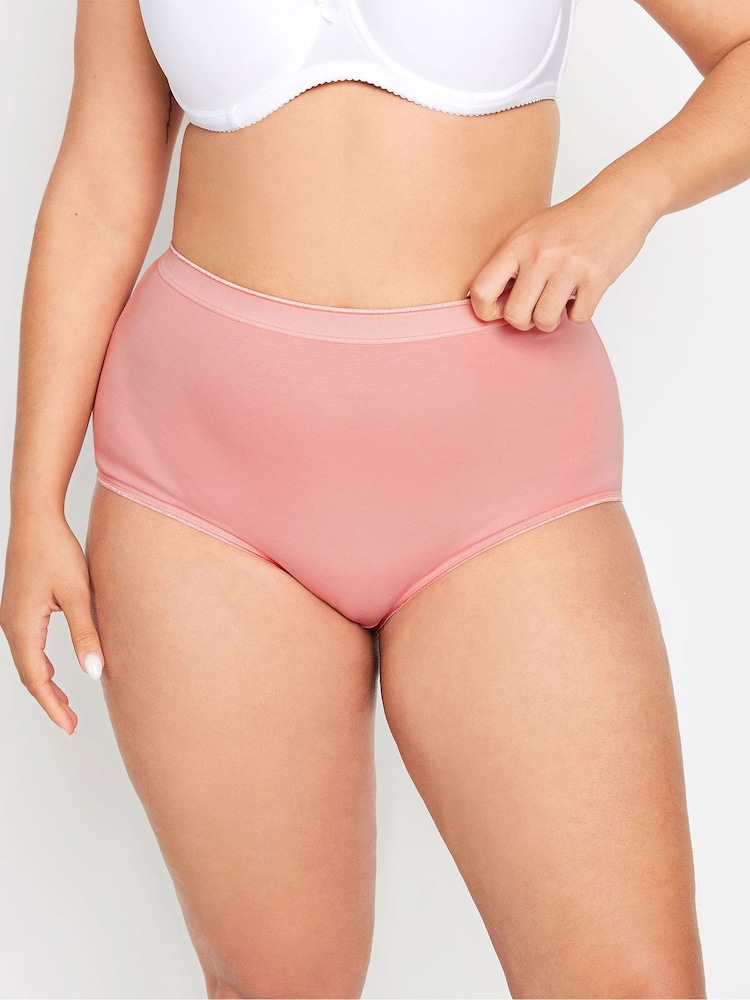 Yours Curve Pink 5 Pack Paisley Full Briefs - Image 2 of 4 Yours Curve Pink 5 Pack Paisley Full Briefs - Image 2 of 4