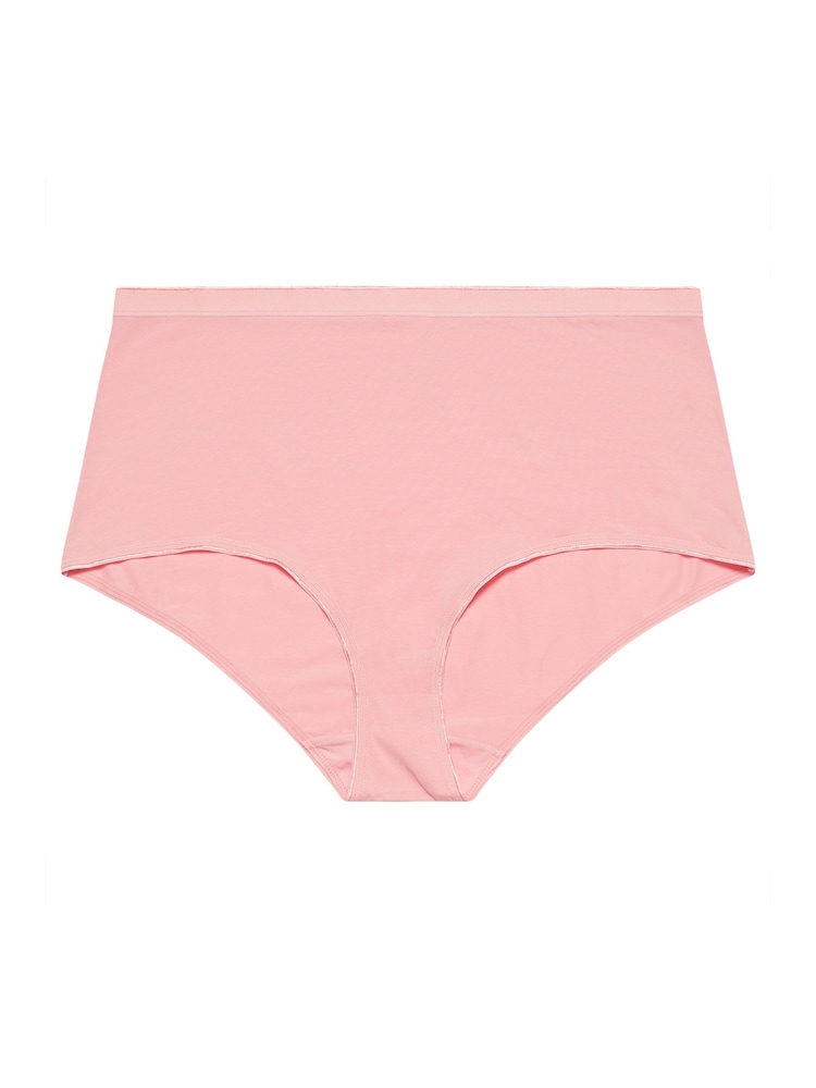 Yours Curve Pink 5 Pack Paisley Full Briefs - Image 4 of 4