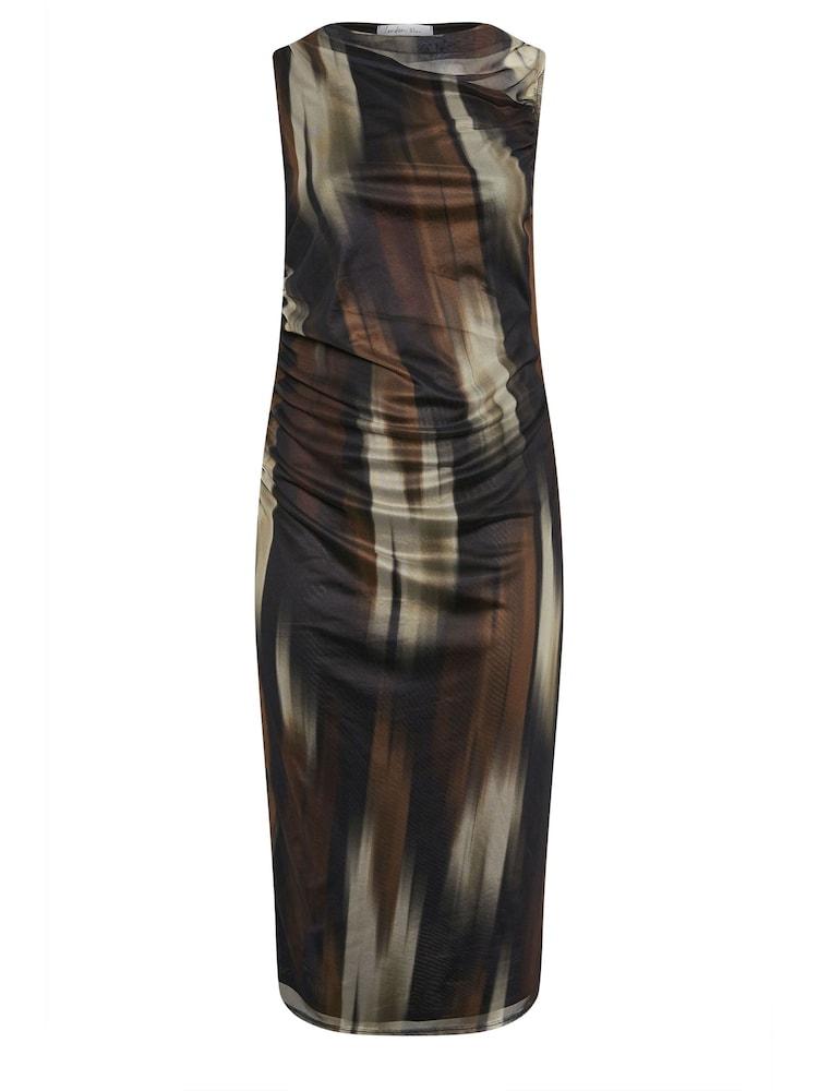 Yours Curve London Abstraktes Kleid mit U-Boot-Ausschnitt - Bild 5 von 5 Yours Curve London Abstraktes Kleid mit U-Boot-Ausschnitt - Bild 5 von 5