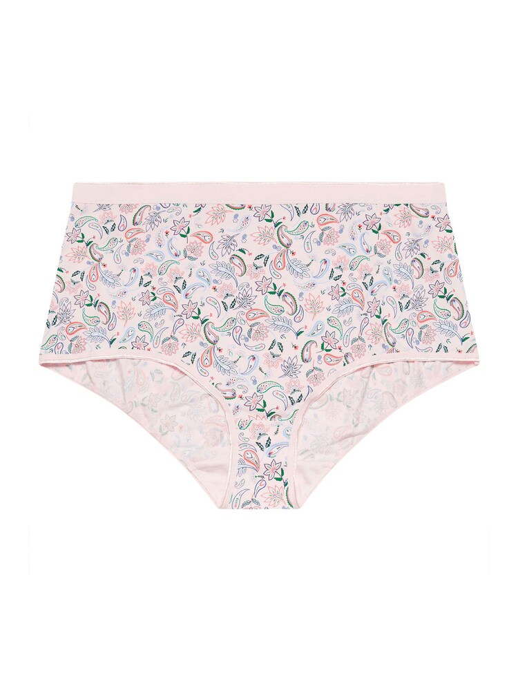 Yours Curve Pink Light 5 Pack & Yellow Pastel Full Briefs - Image 4 of 7
