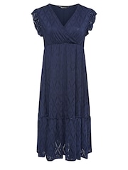 Синий - Платье Yours Curve Broderie Anglaise - Image 5 of 5