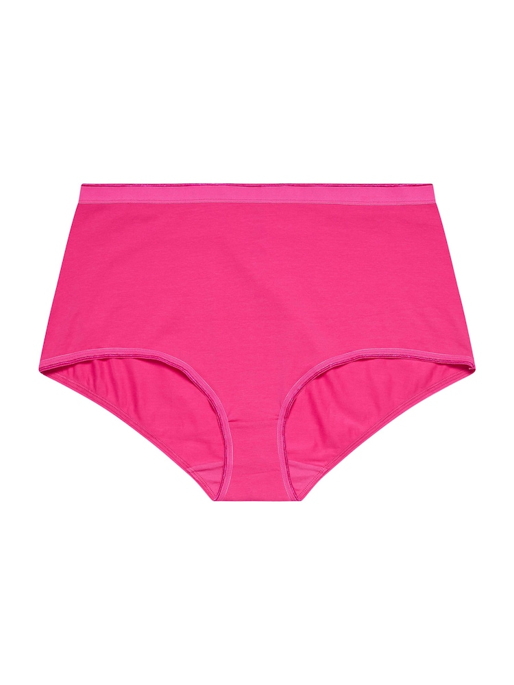 Yours Curve Pink 5 Pack & Butterfly Full Briefs - Image 3 of 7