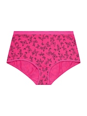 Yours Curve Pink 5 Pack & Butterfly Full Briefs - Image 4 of 7