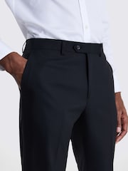 MOSS Black Tailored Fit Half Lined Trousers - Image 3 of 3