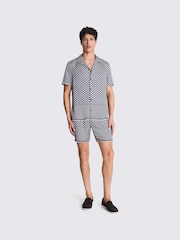 MOSS Blue Geo Print Shirt - Image 5 of 5