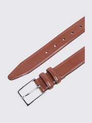 MOSS Tan Brown Classic Leather Belt - Image 2 of 2