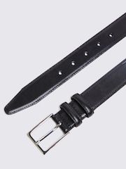 MOSS Black Classic Leather Belt - Image 2 of 2